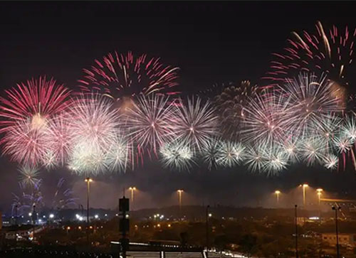 桓台县焰火晚会